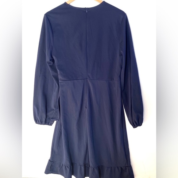 (A8) NEW Kate Kasin Women Mini Wrap V Neck Casual Summer Dress, Size L, NWOT - Picture 9 of 12